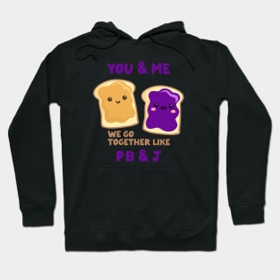 pbj you & me (grape) Hoodie